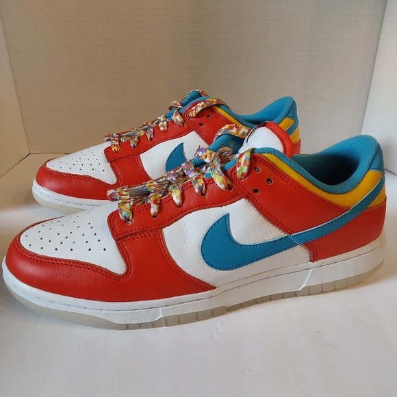 NIKE DUNK LOW QS FRUITY PEBBLES 10M BRAND NEW REPLACEMENT BOX - Picture 1 of 4